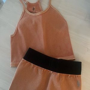 Free People Movement Happiness Runs Workout Set XS